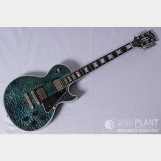 Gibson Custom ShopLes Paul Custom AAA Quilt Top Nordic Blue