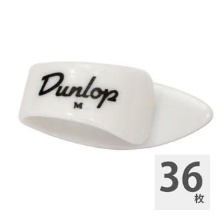 Jim Dunlop9012 White Thumb M 左用 サムピック×36枚