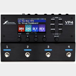 FRACTAL AUDIO SYSTEMS 【新製品】VP4 Virtual Pedalboard  箱在庫あり