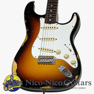 Fender Custom Shop2016 1967 Stratocaster Heavy Relic (Faded 3 Tone Sunburst)