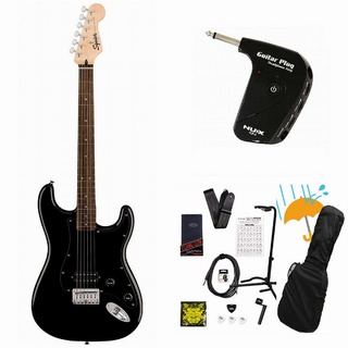 Squier by Fender Sonic Stratocaster HT H Laurel FB BK PG Black GP-1アンプ付属エレキギター初心者セットR【WEBSHOP】