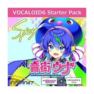 INTERNET VOCALOID6 Starter Pack AI 音街ウナ Spicy (オンライン納品) ※代金引換はご利用頂けません