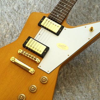 EpiphoneInspired By Gibson Custom Shop Korina 1958 Explorer -Aged Natural-【#24011523717】