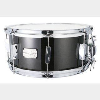 canopusYAIBA2 Maple 6.5x14 Snare Drum Antique Ebony Mat LQ