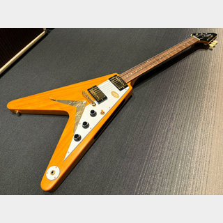 Epiphone Epiphone Inspired by Gibson Custom 1958 Korina Flying V Aged Natural