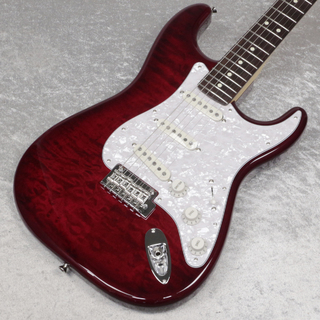 FenderISHIBASHI FSR Made in Japan Hybrid II Stratocaster Transparent Red Burst【新宿店】