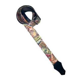 Get'm Get'm Good Vibes 2" Guitar Strap, Money Talks