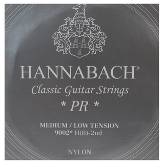 HANNABACH Silver200 9002Medium/low 2弦 ミディアムローテンション バラ弦 クラシックギター弦