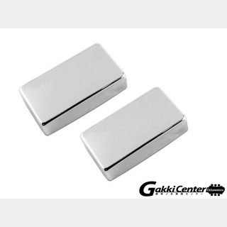ALLPARTSHumbucking Pickup Cover Set with No Holes, Chrome/8264
