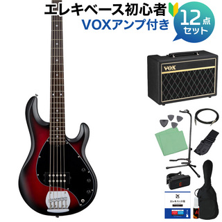 Sterling by MUSIC MANSTINGRAY RAY5 RRBS 5弦ベース初心者12点セット 【VOXアンプ付】 アクティブ