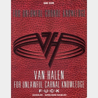 シンコーミュージック/ band score " VAN HALEN F@U#C%K "