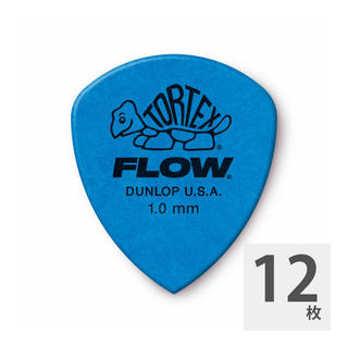 Jim Dunlop Tortex FLOW Standard 1.0mm ギターピック×12枚入り