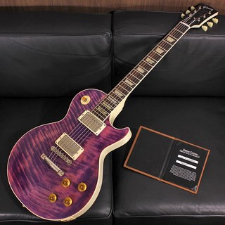 Gibson Custom Shop 1959 Les Paul Standard Reissue VOS Purple Denim Top TV White Back SN. 943281