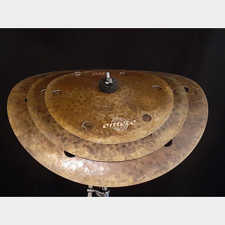 omete cymbals 【穴あきCLAP CYMBAL】CLAP STACK FX 6 AIR HOLES 8"&10"&12" SET