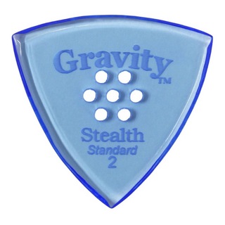Gravity Guitar PicksStealth -Standard Multi-Hole- GSSS2PM 2.0mm Blue ギターピック
