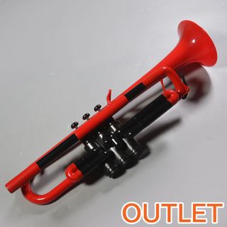 pInstruments pTrumpet Red プラスチック トランペット