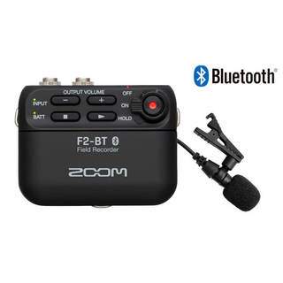 ZOOM F2-BT/B (Black) 【ウェアラブルな極小レコーダー】