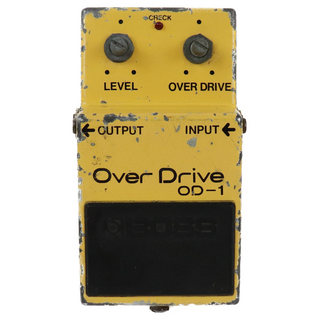 BOSS 【中古】 オーバードライブ エフェクター BOSS OD-1 Over Drive Silver Screw 銀ネジ ギターエフェクター