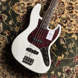 FenderMade in Japan Traditional 60s Jazz Bass Rosewood Fingerboard Olympic White エレキベース ジャズベース