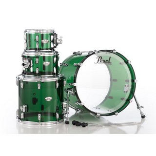 Pearl CRB524P/C #754 [CRYSTAL BEAT 4pc Drum Shell Pack / Frost Acrylic] - Emerald Green 【Crystal Beat...