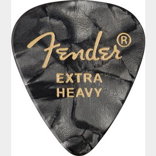 Fender351 Black Moto Extra Heavy ピック 12枚セット エクストラヘビー ティアドロップ