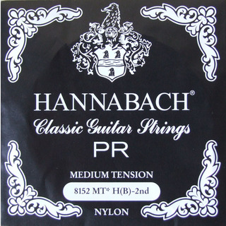HANNABACHE8152 MT-Black H 2弦 クラシックギターバラ弦 2弦×6本セット