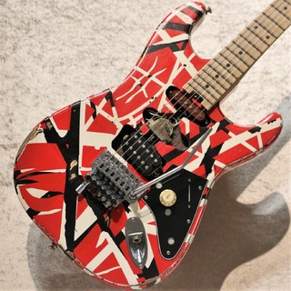 EVH Striped Series Frankenstein Frankie Red with Black Stripes Relic #EVH2112270 【3.44kg】