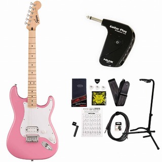 Squier by Fender Sonic Stratocaster HT H Maple Fingerboard White Pickguard Flash Pink スクワイヤー GP-1アンプ付属エレ