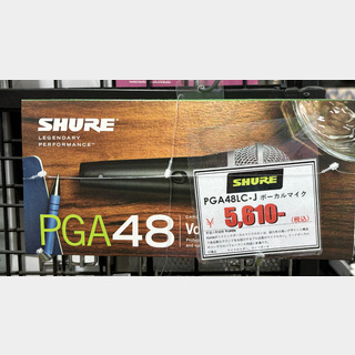 Shure 【即納可】PGA48LC-J【G－CLUB渋谷web】