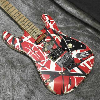 EVHStriped Series Frankenstein Frankie MN Red with Black Stripes Relic