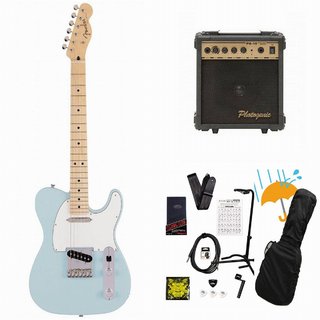 Fender Made in Japan Junior Collection Telecaster Maple FB Satin Daphne Blue PG-10アンプ付属エレキギター初