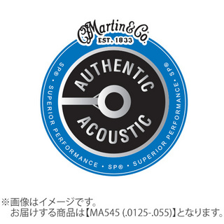 Martin ACOUSTIC SP 92/8フォスファーブロンズ 0125-055 ライトミディアム MA545アコースティックギター弦