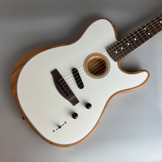 Fender ACOUSTASONIC PLAYER　TELECASTER AWT Arctic White エレアコギターアコースタソニック プレイヤー