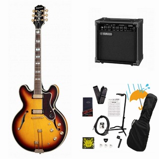 Epiphone Sheraton with Frequensator Vintage Sunburst シェラトン YAMAHA GA15IIアンプ付属初心者セットR【WEBSHOP