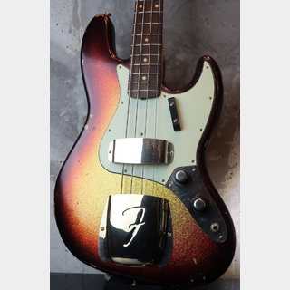 Fender Custom Shop '60s Jazz Bass Light Relic / Sunburst Sparkle Finish / Matching Head