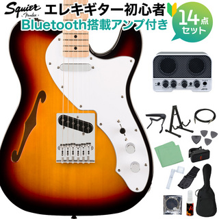 Squier by Fender AFF TL THIN 3CS エレキギター初心者セット 【Bluetooth搭載ミニアンプ付】