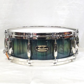 Pearl MMGC1450S/N #T6 [Masters Maple Gum 14''×5'' Snare Drum - Scuba Blue Over Black Limba w/Nickel Ha...