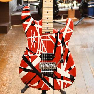 EVH Striped Series Red with Black Stripes