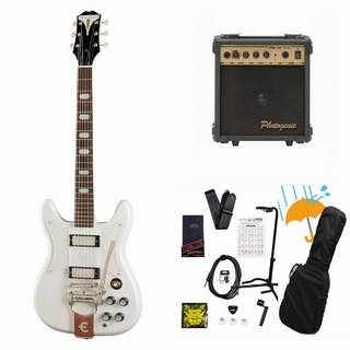 Epiphone Crestwood Custom Polaris White (PO) エレキギター PG-10アンプ付属エレキギター初心者セットR【WEBSHOP】