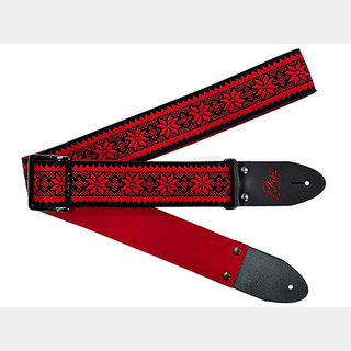 Elara Straps Silent Poinsettia Red Ultrasuede