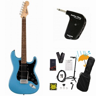 Squier by Fender Sonic Stratocaster Laurel FB BK PG California Blue GP-1アンプ付属エレキギター初心者セットR【WEBSHOP