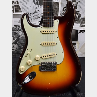 Fender Custom Shop Guitar Planet Exclusive 1960 Stratocaster Relic Left Handed -Chocolate 3 Color Sunburst- 2017USED!!