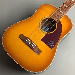EpiphoneLil' Tex ミニアコースティックギター エレアコ トップ単板　ケース付き