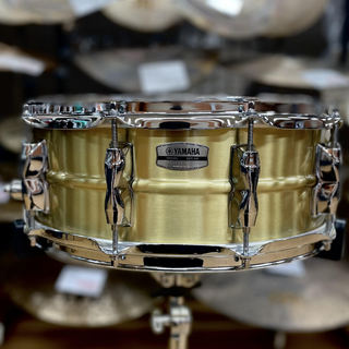 YAMAHA Recording Custom Brass Snare Drums 14×5.5 RRS1455【現物画像】