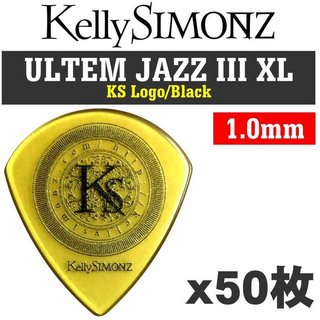 愛曲楽器オリジナル[50枚セット]Kelly SIMONZ(ケリーサイモン) オリジナルピック KSJZ3-100 ウルテム JAZZ III XL 1.00mm