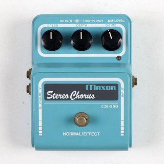 Maxon 【中古】コーラス エフェクター MAXON マクソン CS-550 Stereo Chorus ギターエフェクター