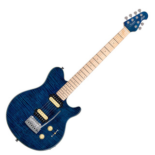 Sterling by MUSIC MAN SUB AXIS FLAME TOP AX3FM Neptune Blue エレキギター