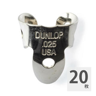 Jim Dunlop36R025 Nickel Silver Mini Fingerpicks フィンガーピック×20枚