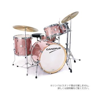 カノウプスのYAIBA II Groove Kitが15″浅胴バス・ドラム仕様で 