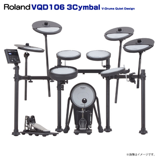 Roland VQD106 3cymbals【ご予約受付中 Winter Sale!! ローン分割手数料0%(24回迄)】<171024>
